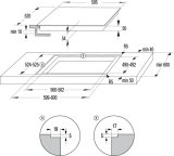 Gorenje GI6433SRWF Sort Indbygget 59.5 cm Zone induktionskogeplade 4 zone(s) #6