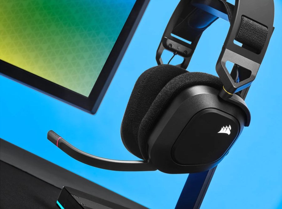 Corsair HS80 RGB Headset Trdls Spil Sort #11