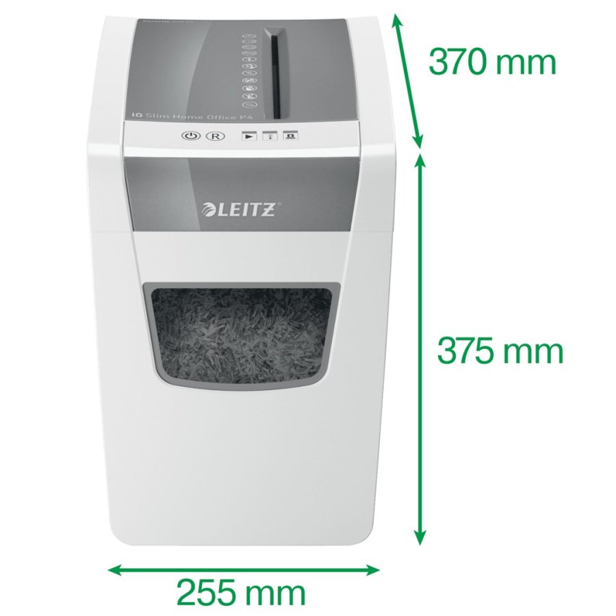 Leitz IQ Slim Office P-4 papirmakulator Krydsmakulering 22 cm Hvid #3