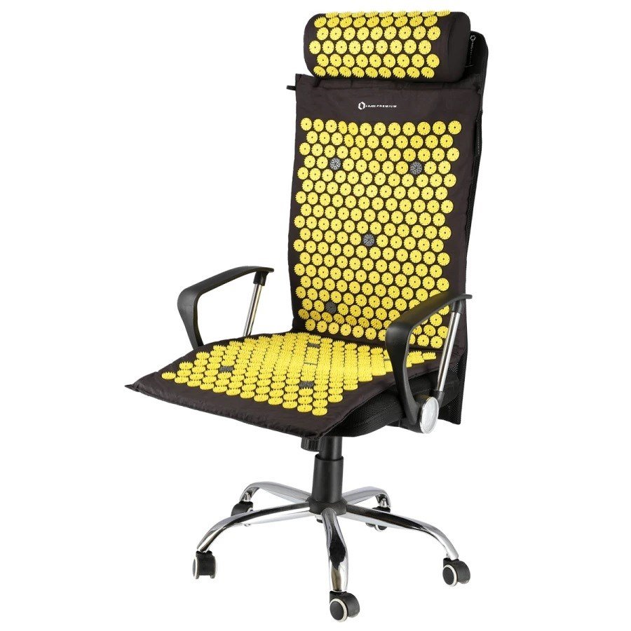 Akupressurmtte med pude HMS AKM04 Premium sort #12