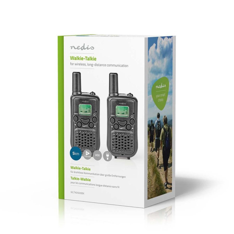 Nedis WLTK0500BK to-vejs radio Sort #2