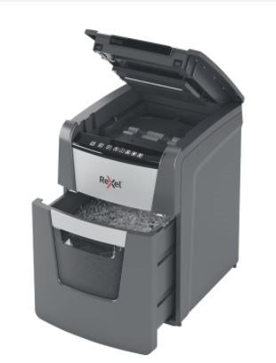 Rexel AutoFeed+ 100X automatic shredder, P-4, cuts confetti cut (4x28mm), 100 sheets, 34 litre bin #3