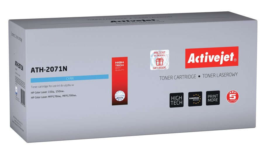 Activejet ATH-2071N (erstatning HP 117A 2071A; Supreme; 700 sider; bl) #1