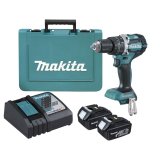 Makita DHP484RTE bor 2000 rpm Nglefri 1,6 kg Sort, Bl #1