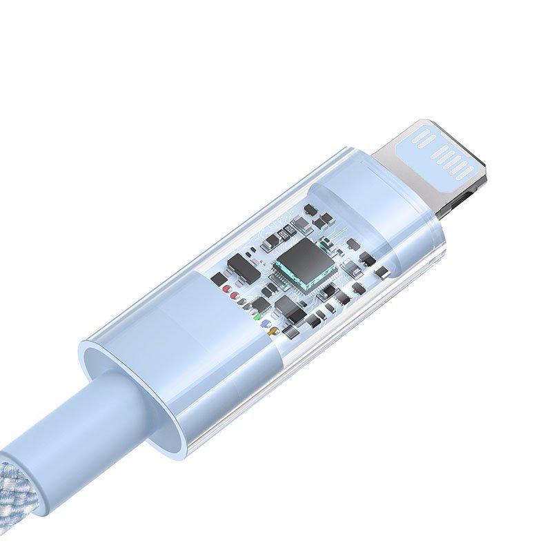 Baseus Gem USB-C til iP hurtigopladningskabel 2 m 20 W Bl #3