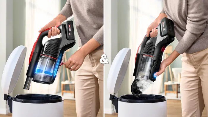 Bosch BCS1041PET stav stvsuger & elektrisk kost Stick vakuum Batteri Dry HEPA Posels 0,4 L 23,5 W Sort, Rd 4 At #25