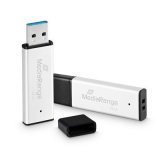 MediaRange MR1902 USB-n�gle 128 GB USB Type-A 3.2 Gen 1 (3.1 Gen 1) Sort, S�lv #1
