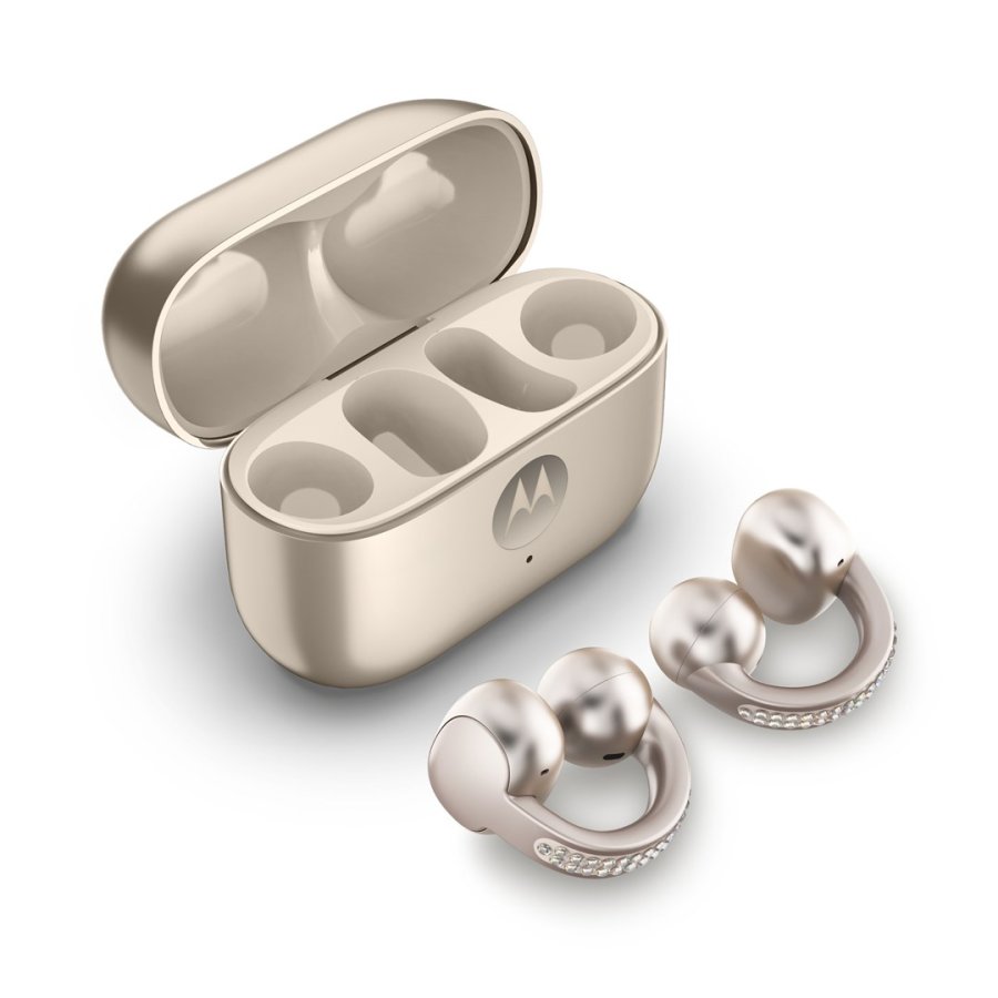 Motorola moto buds loop Headset Trdls re-clip-on Opkald/Musik/Sport/Hverdag Bluetooth Beige #2