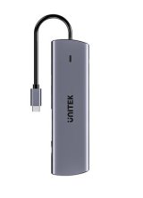 UNITEK D1113BGY01 interface hub 2 x USB 3.2 Gen 2 (3.1 Gen 2) Type-C 1000 Mbit/s Gr� #8