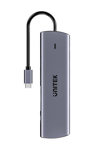 UNITEK D1113BGY01 interface hub 2 x USB 3.2 Gen 2 (3.1 Gen 2) Type-C 1000 Mbit/s Gr� #8