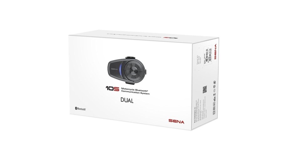 Sena 10S-01D motorcykel samtaleanlg 4 kanaler 1600 m Sort #6