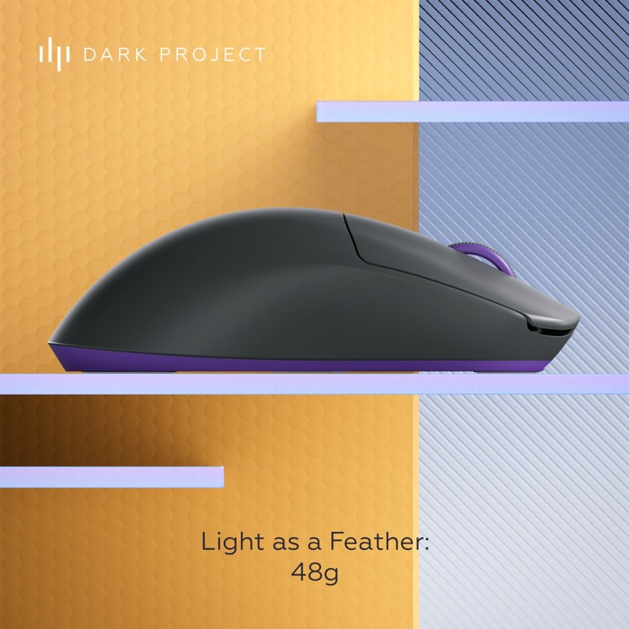 Dark Project DPP_NOVUS_PRO_BB mus Spil Ambidextrous RF Wireless + USB Type-C Optisk 26000 dpi #7