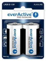 Alkaline-batterier everActive Pro Alkaline LR20 D - blister 2 stykker #1