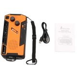 Extralink RADIO AWARYJNE SOLARNE Z KORBKA DYNAMO POWERBANK 4000MAH Z LATARKA SOS SR-4000 B�rbar Analog Sort, Orange #50