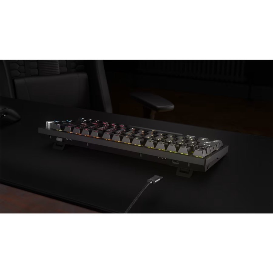 Corsair K65 PLUS tastatur Spil USB + RF Wireless + Bluetooth QWERTY US engelsk Sort #3