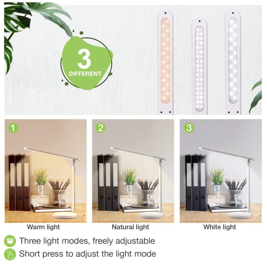 Techly I-LAMP-DSK9 bordlampe 3 W LED G Hvid #5