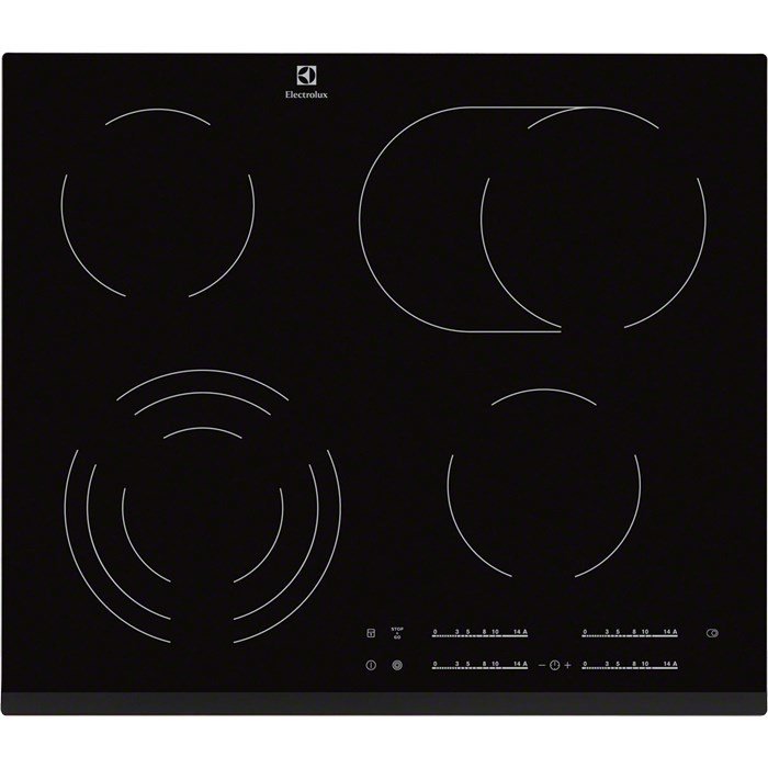 Electrolux EHF6547FXK kogeplade Sort Indbygget 4 zone(s) #1