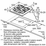 Bosch Serie 4 PNP6B6K40 gaskomfur med 4 zoner #7