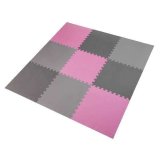 Puslespilsmtte i flere pakker One Fitness MP10 pink-gr #1