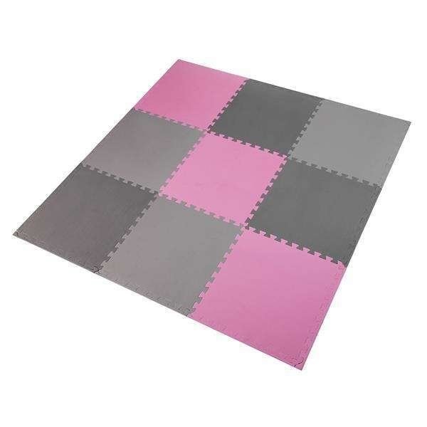 Puslespilsmtte i flere pakker One Fitness MP10 pink-gr #1