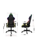 Huzaro Force 6.2 RGB PC gamingstol Spand (vugge) sde Sort #13