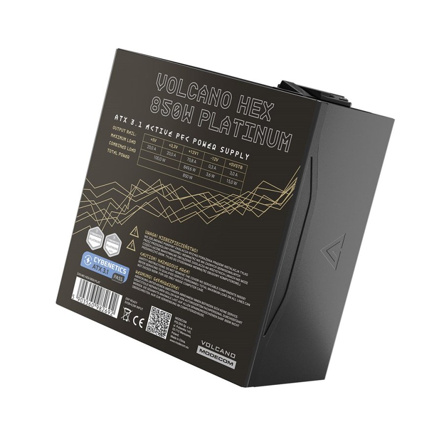 MODECOM Computer str�mforsyning VOLCANO HEX PLATINUM 850W ATX3.1 #7