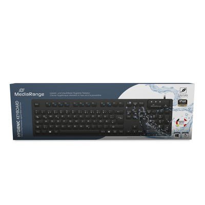 MediaRange MROS273 tastatur Hjemme/kontor USB QWERTZ Tysk Sort #2