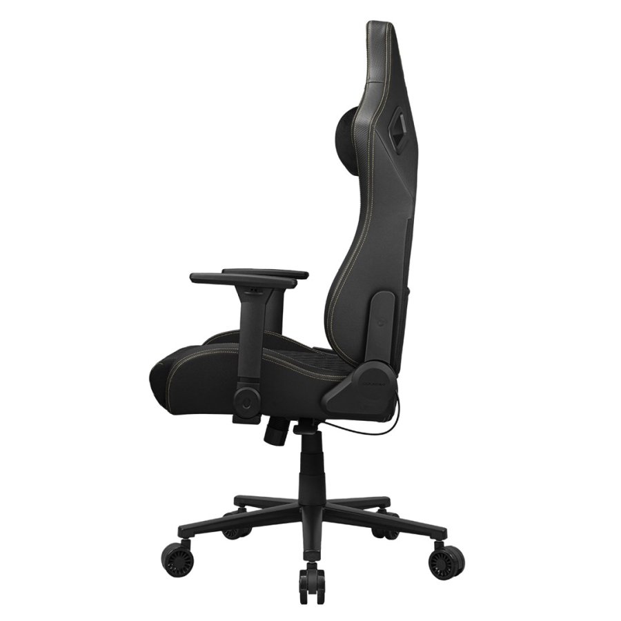 COUGAR CGR-DFL-GLB PC gamingstol Polstret vatteret s�de Sort, Guld #36