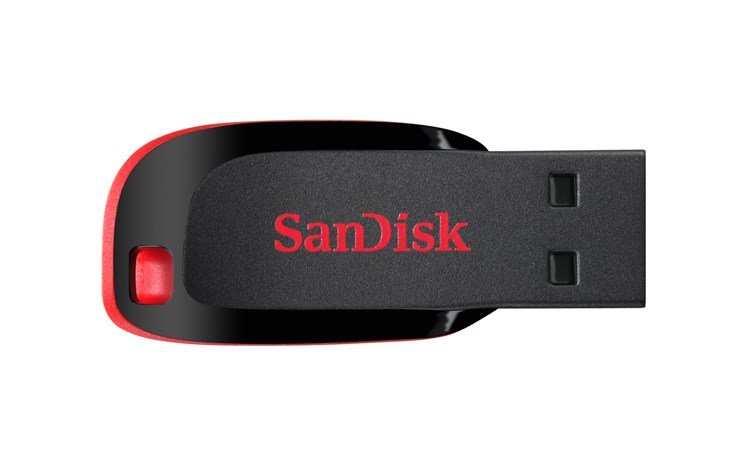 SanDisk Cruzer Blade USB-ngle 128 GB USB Type-A 2.0 Sort, Rd #7