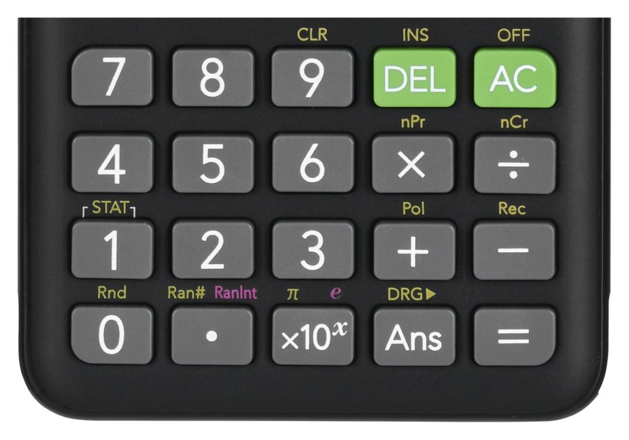 Casio FX-82ES PLUS-2 regnemaskine Lomme Videnskabelig Sort #6