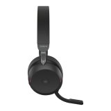 Jabra Evolve2 75 Headset Kabel & trdls Opkald/musik USB Type-C Bluetooth Opladningsstativ Sort #3