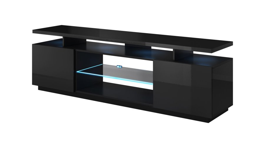 RTV-kabinet EVA 180x40x56 sort blankt #1