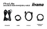 iiyama G-MASTER GCB3484WQSU-B2 34IN PRO-GAMING 0.4MS VA LCD 3440X144 computersk�rm 86,4 cm (34