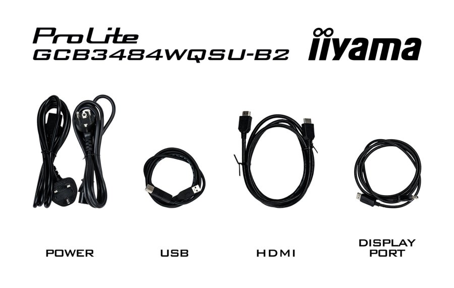 iiyama G-MASTER GCB3484WQSU-B2 34IN PRO-GAMING 0.4MS VA LCD 3440X144 computersk�rm 86,4 cm (34