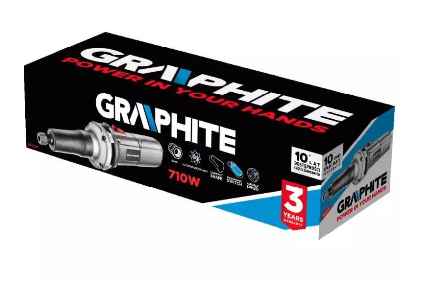 Lige slibemaskine 710W Graphite 25mm skive #10