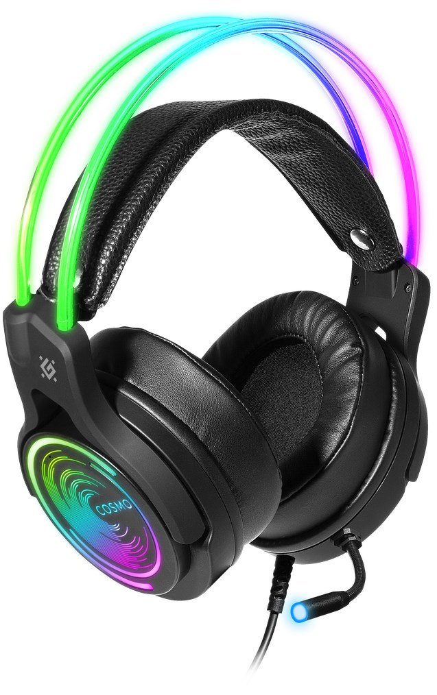 Defender Cosmo Pro Headset Ledningsf�rt Spil Sort #5