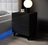 Cama REJA SZF CZ sengelampe & sengebord 1 skuffe(r) Sort #5