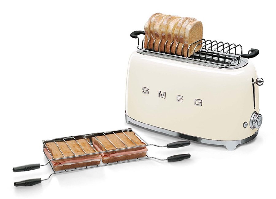 Brdrister Smeg TSF02CREU Hvid 1500 W #6