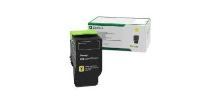 Lexmark 78C2UY0 tonerpatron 1 stk Original Gul #1