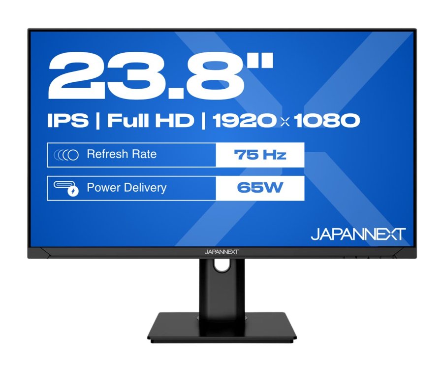 JAPANNEXT JN-IPS238FHDR-C65W-HSP computersk�rm 60,5 cm (23.8