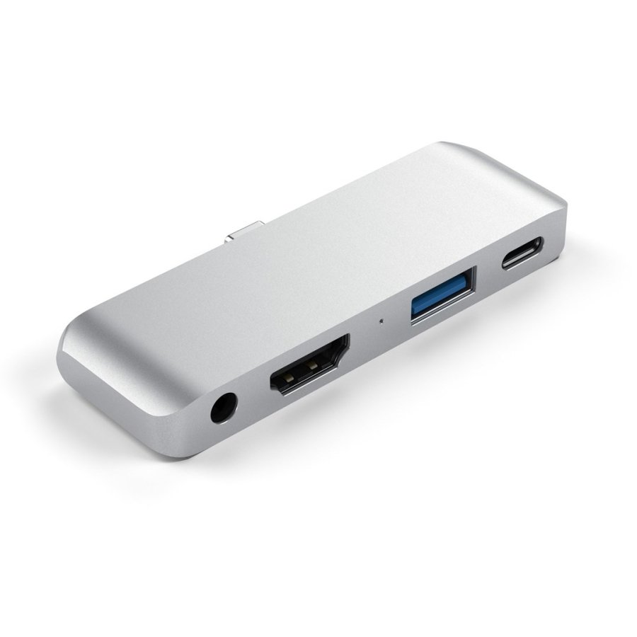 Satechi Aluminum USB-C Hub for iPad Pro Silver #1