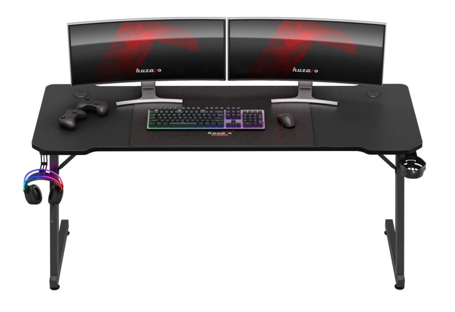 Huzaro Hero 4.8 Black - gaming-skrivebord #6
