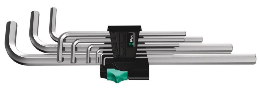 Wera 05021909001 unbrako ngle L-formet unbrakonglest Metric 9 stk #1
