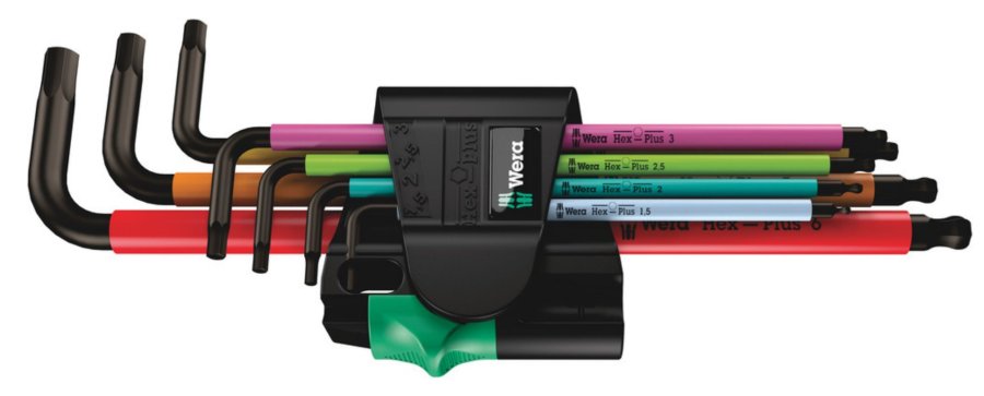 Wera 05022534001 unbrako ngle L-formet unbrakonglest Metric 7 stk #1