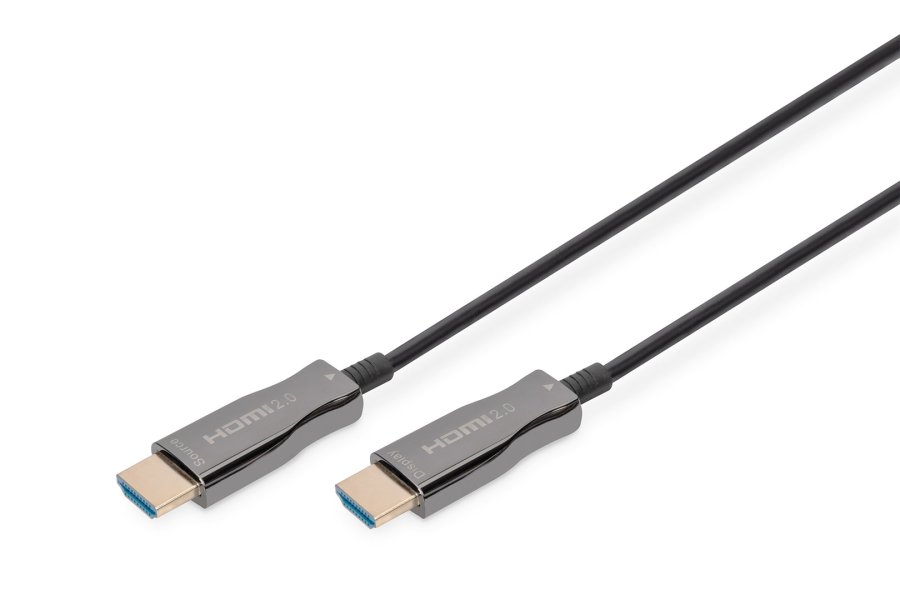 Digitus AK-330125-200-S HDMI-kabel 20 m HDMI Type A (Standard) Sort #1