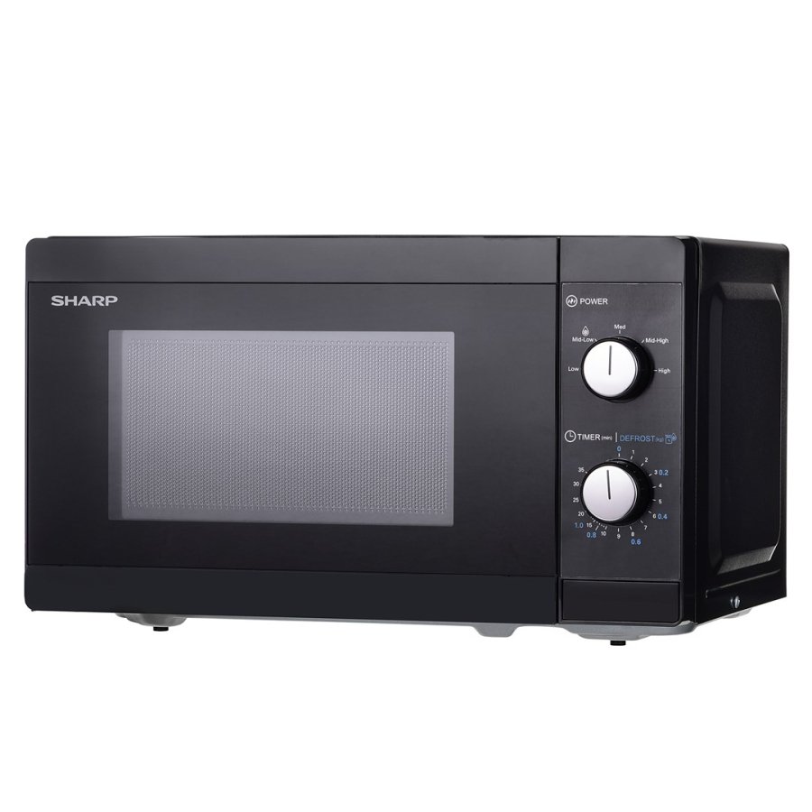 Sharp YC-MS01E-B mikroblgeovn Bordplade Solo mikroovn 20 L 800 W Sort #1