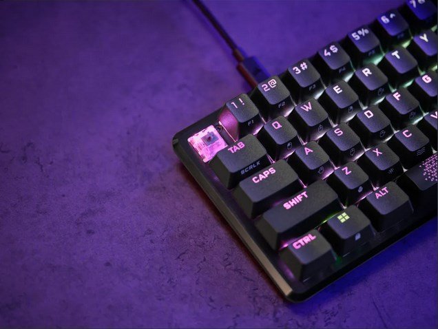 Corsair K65 PRO MINI tastatur Spil USB QWERTZ Tysk Sort #6