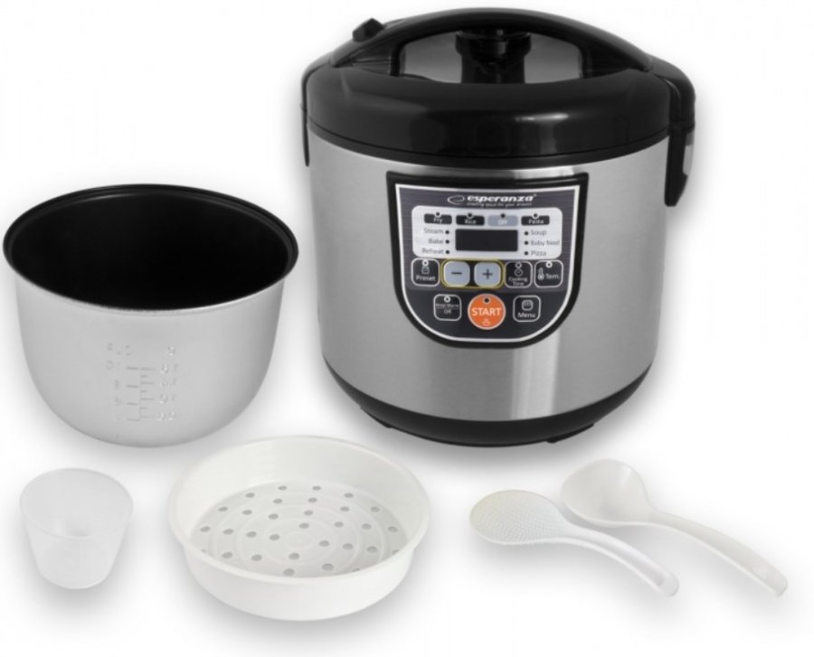 Esperanza EKG011 multi cooker 5 L 860 W Sort, Rustfrit stl #2