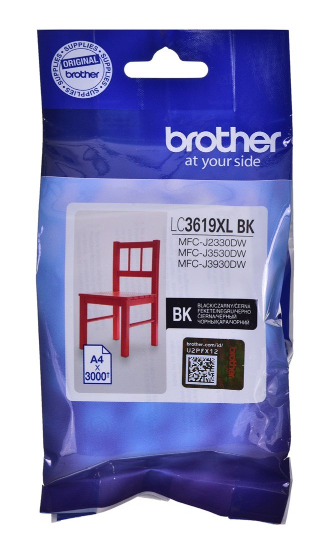 Brother LC-3617Y blkpatron gte sort 1 stk. #1