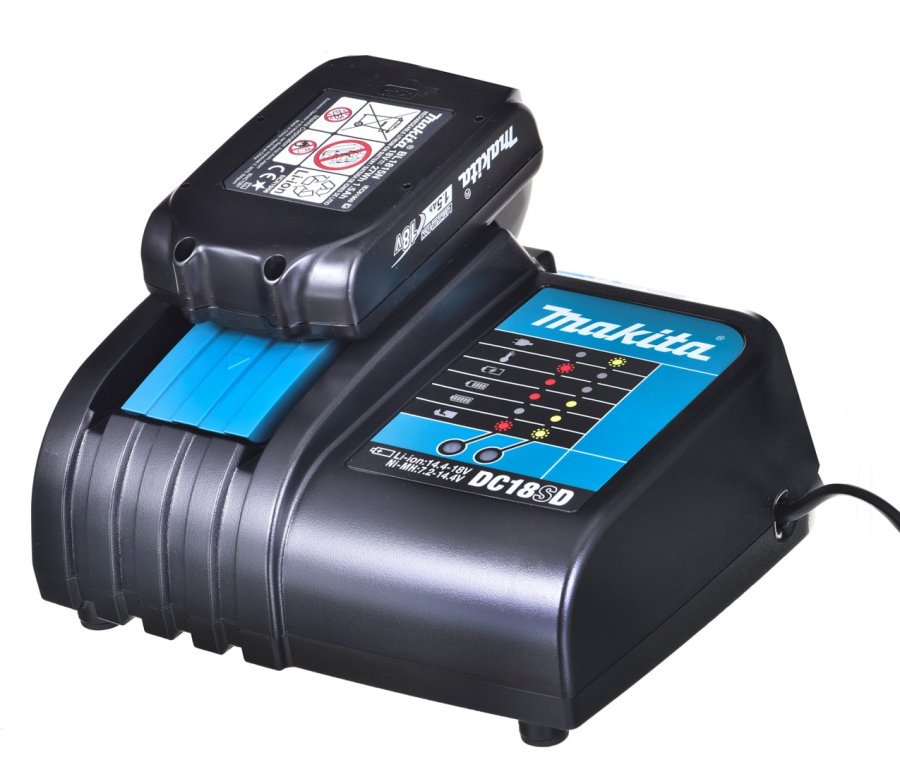 Makita DUM604SYX batteridrevet grssaks, sort, turkis 18 volt lithium-ion-batteri (Li-Ion) #11